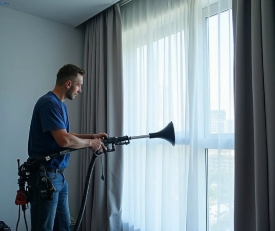 Professional curtain stain removal process equipment Matty Curtain Cleaning valdora
